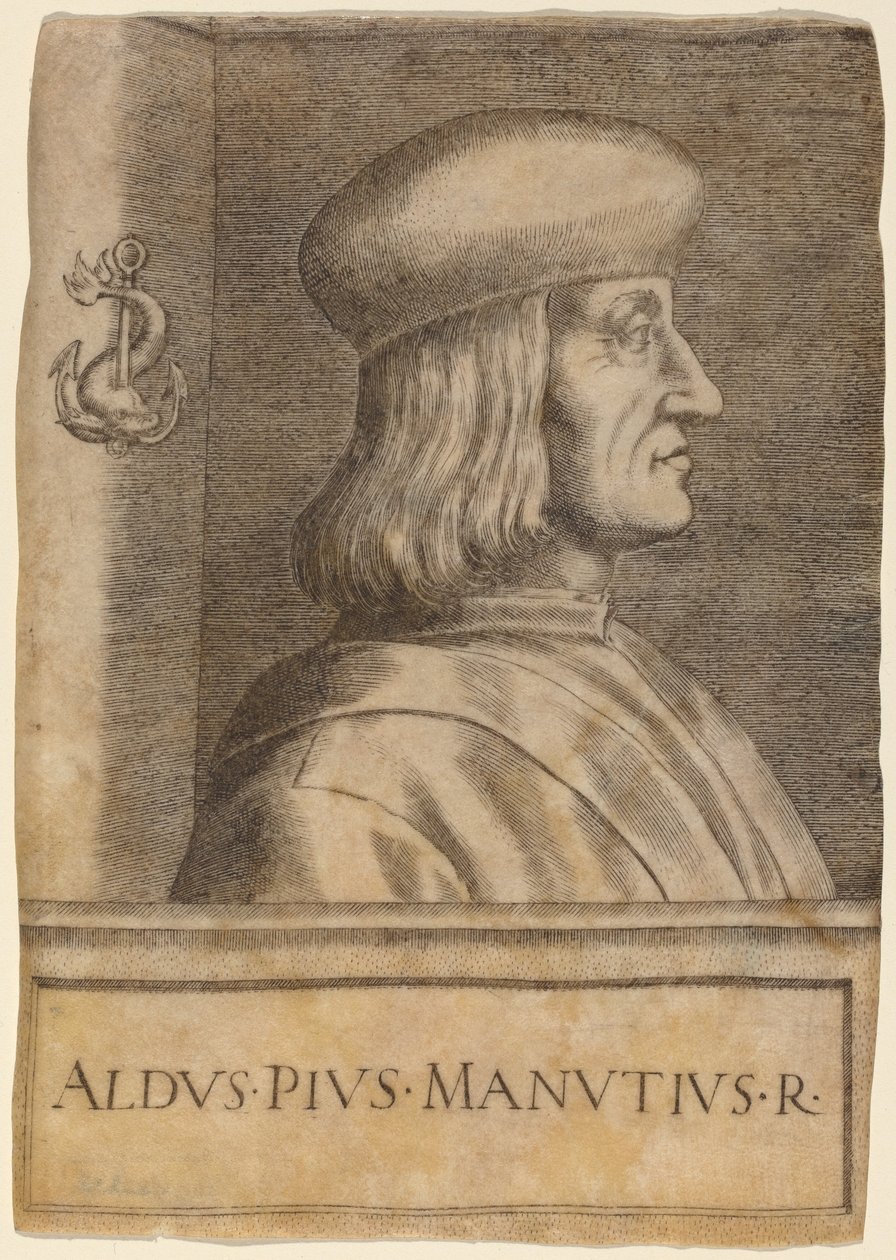 Aldus Pius Manutius alkotó: Giulio Campagnola