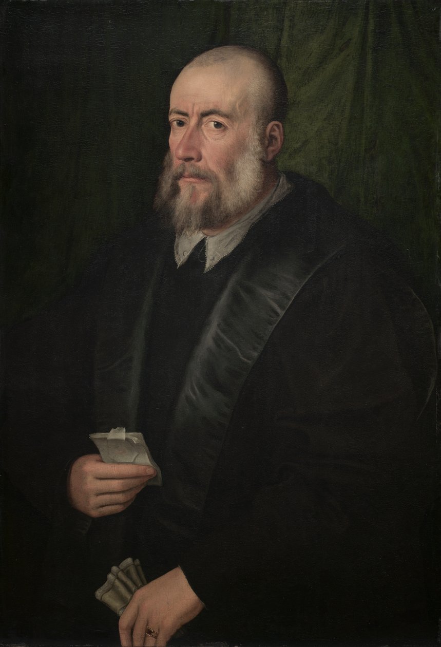 Egy öregember portréja, 1500-as évek közepe (olaj, fa) alkotó: Giulio Campi