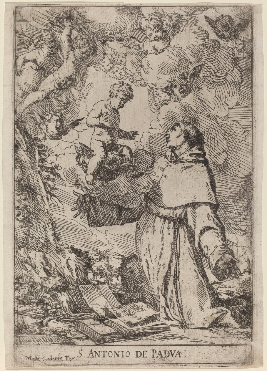 Páduai Szent Antal alkotó: Giulio Carpioni
