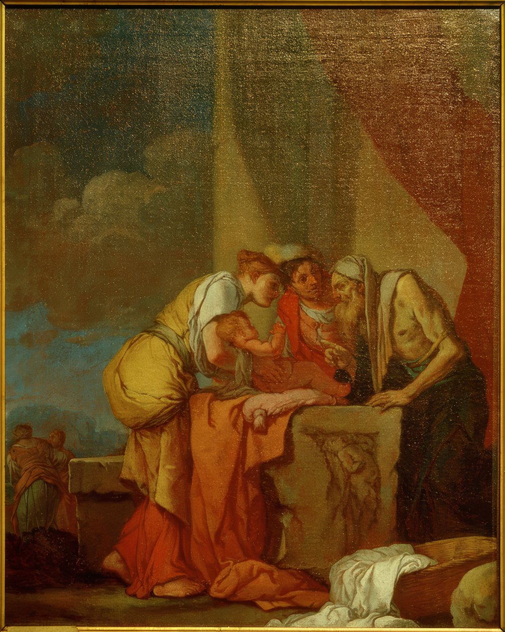 Tiresias weissagt Narziss alkotó: Giulio Carpioni