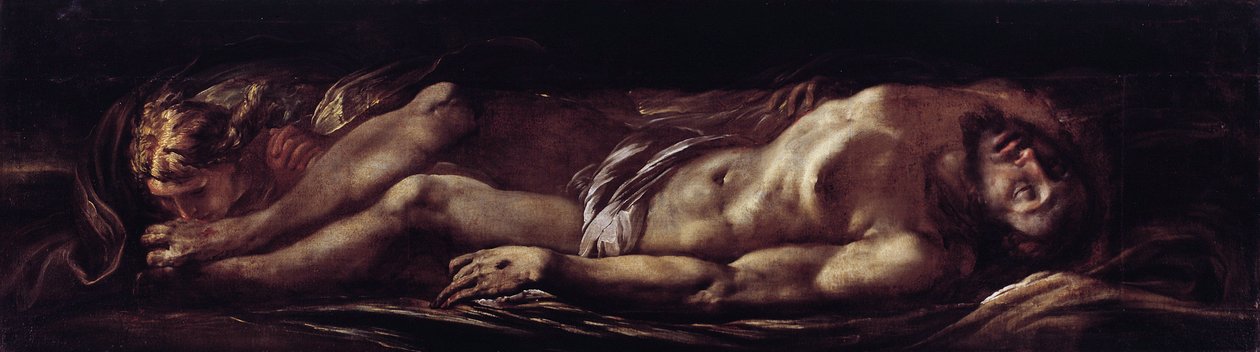 Krisztus lerakódása (A halott Krisztus) Giulio Cesare Procaccini festménye (1574-1625) Genes, Musei di Strada Nuova (ex Palazzo Rosso) Olaszország alkotó: Giulio Cesare Procaccini