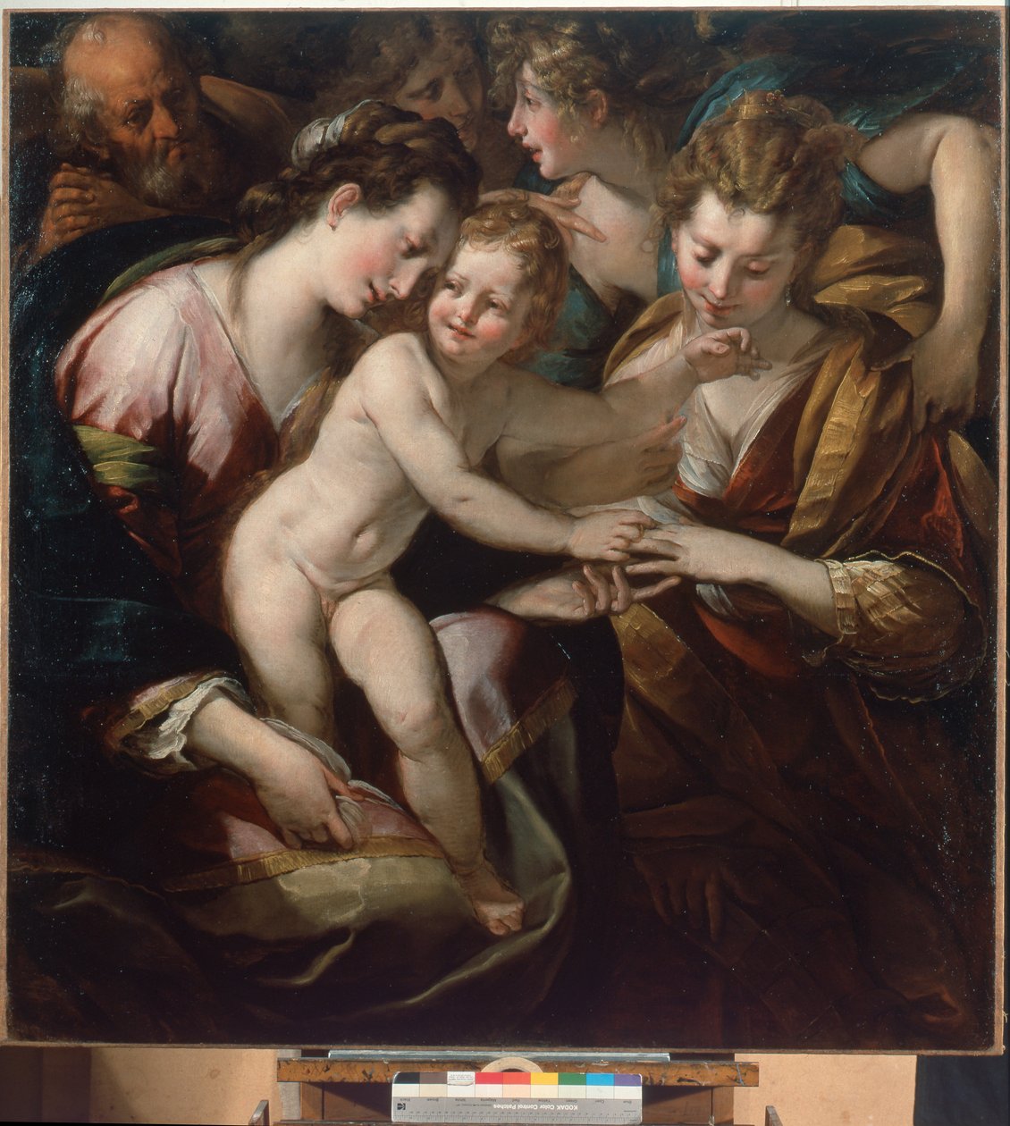 Szent Katalin misztikus házassága alkotó: Giulio Cesare Procaccini