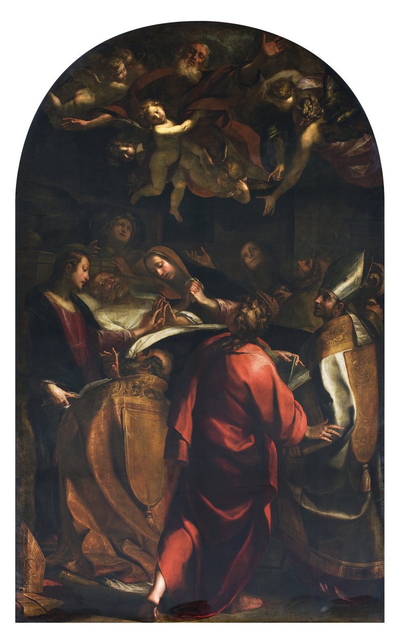 Szent József agóniája, 1616-25 alkotó: Giulio Cesare Procaccini