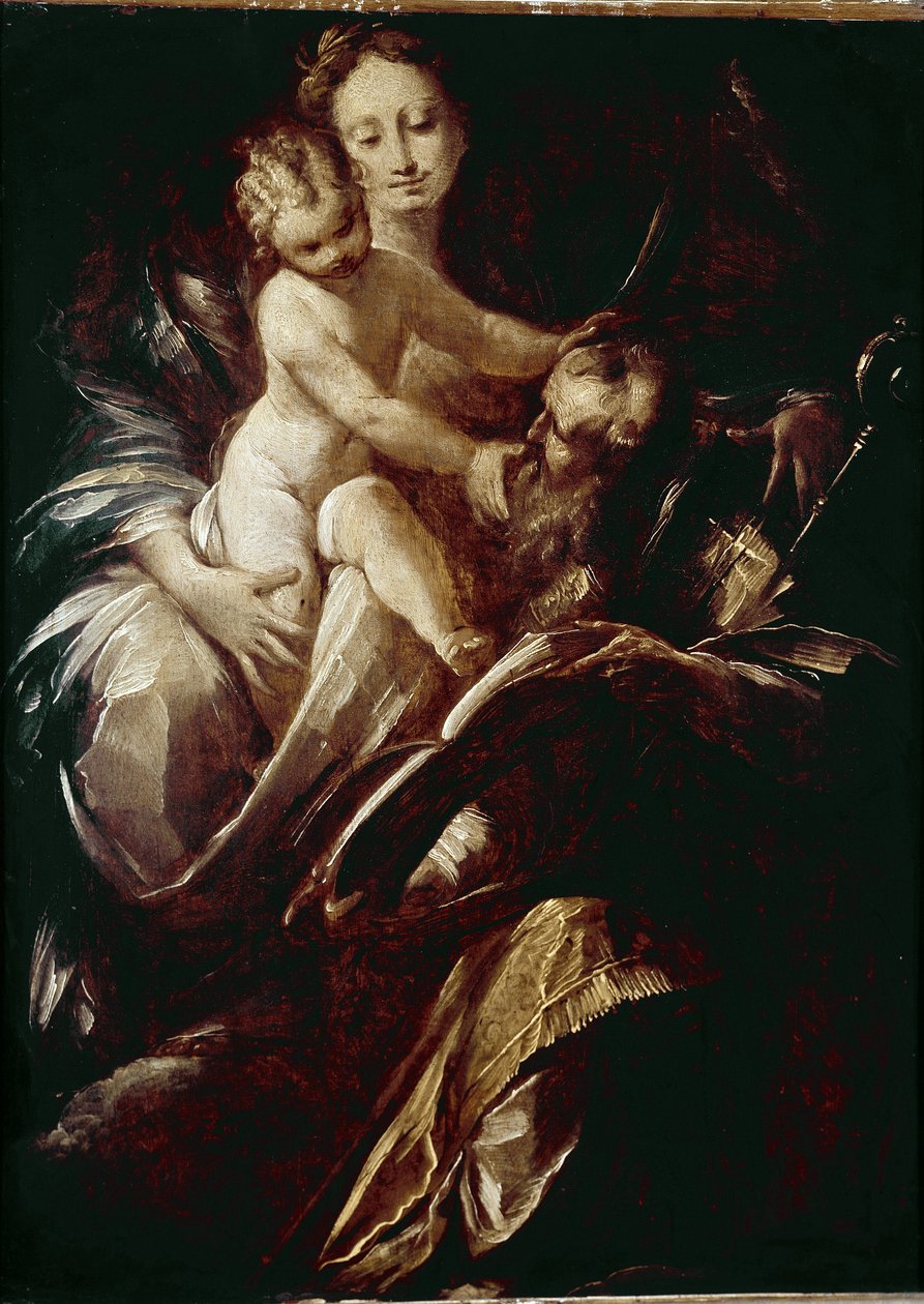 A Szent Család. (olajfestmény alkotó: Giulio Cesare Procaccini