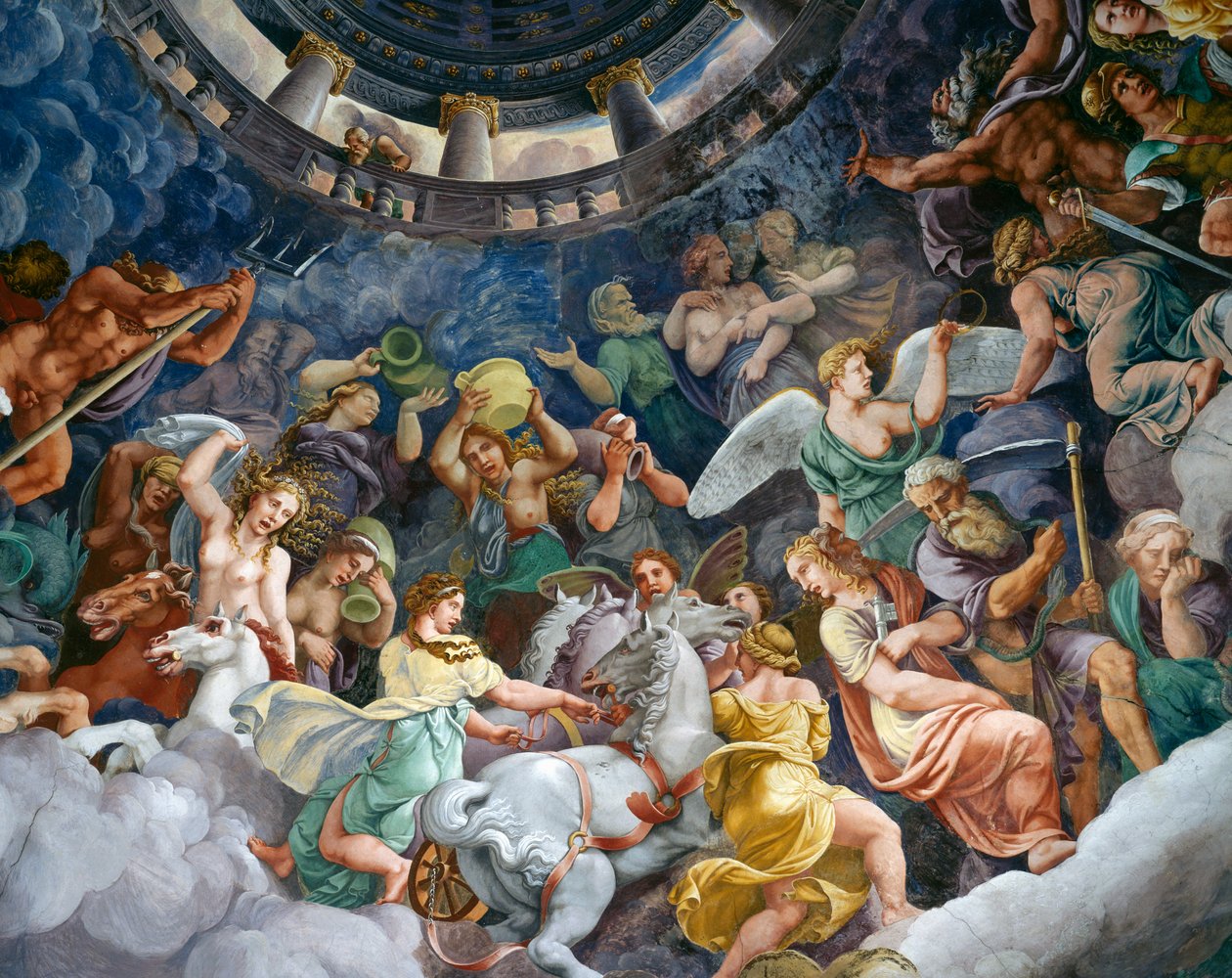 Olümposz istenei alkotó: Giulio Romano