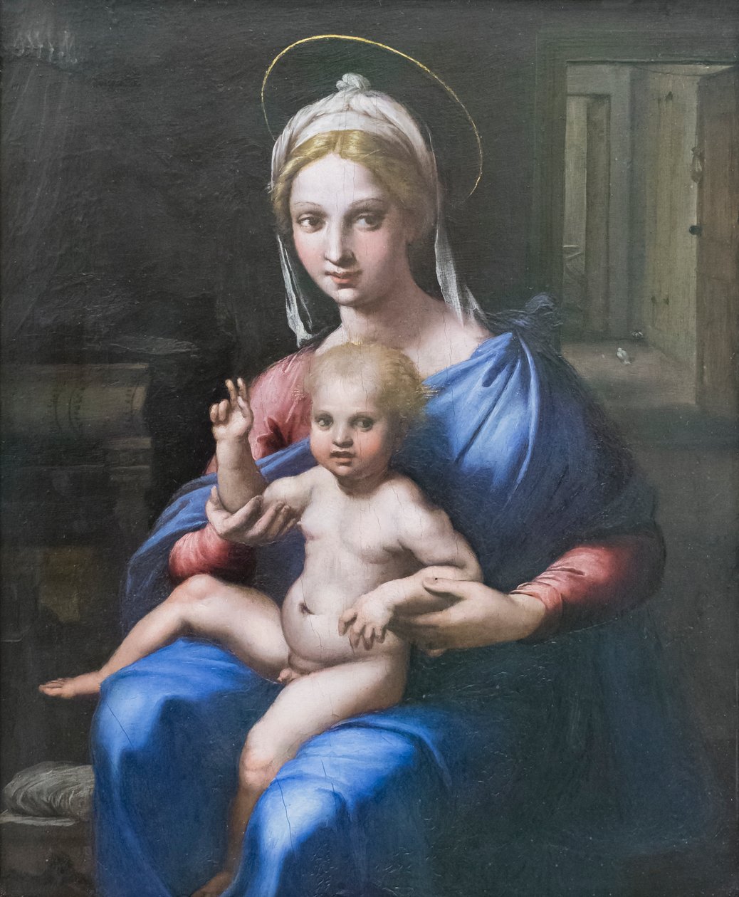 Madonna és a gyermek alkotó: Giulio Romano