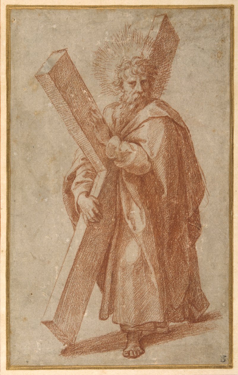 A tizenkét apostol: Szent András alkotó: Giulio Romano