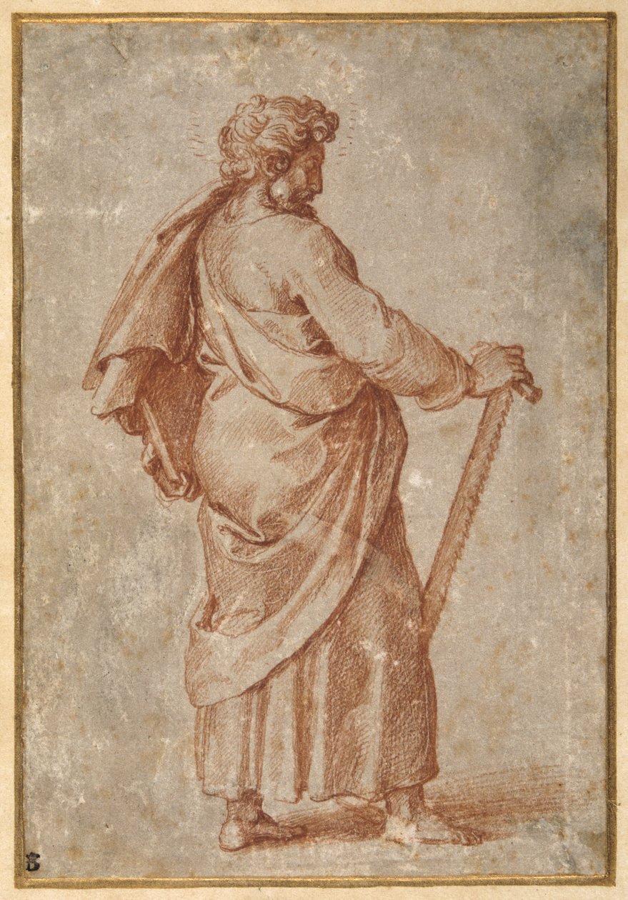 A tizenkét apostol: Szent Simon alkotó: Giulio Romano