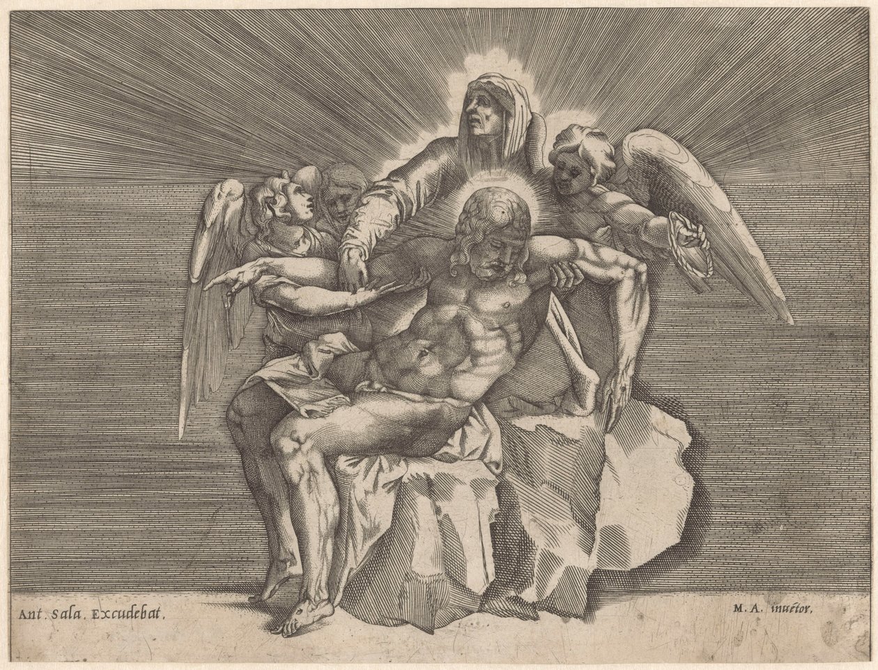 Pieta alkotó: Giulio Sanuto