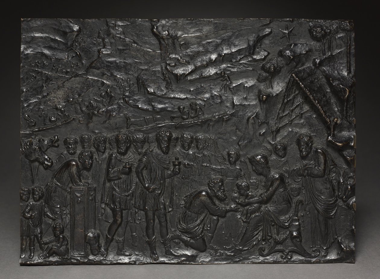 A mágusok imádása, c. 1500-1525. alkotó: Giulio della Torre