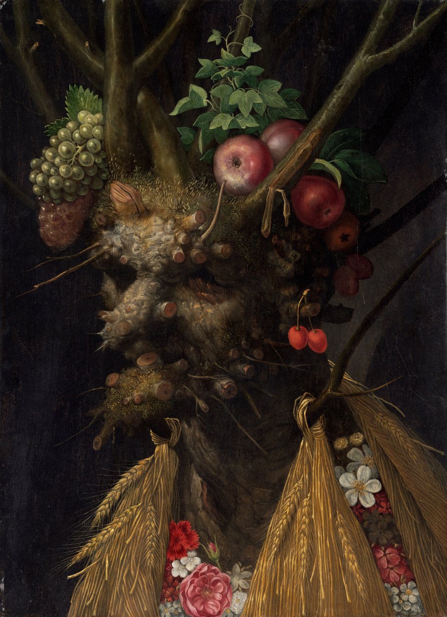 Négy évszak egy fejben alkotó: Giuseppe Arcimboldo