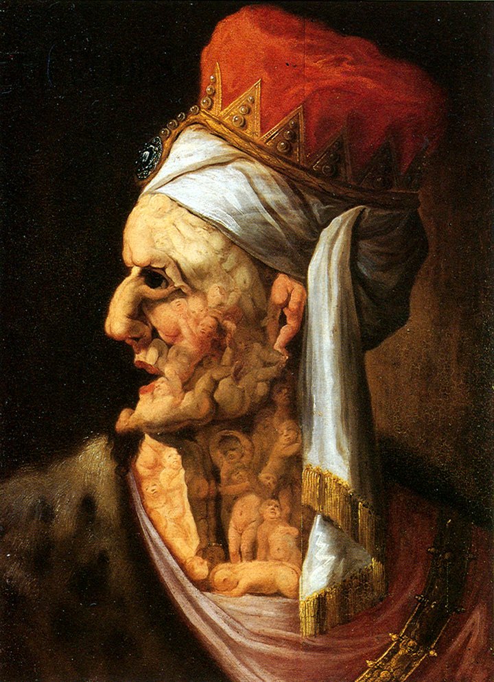 Heródes feje alkotó: Giuseppe Arcimboldo
