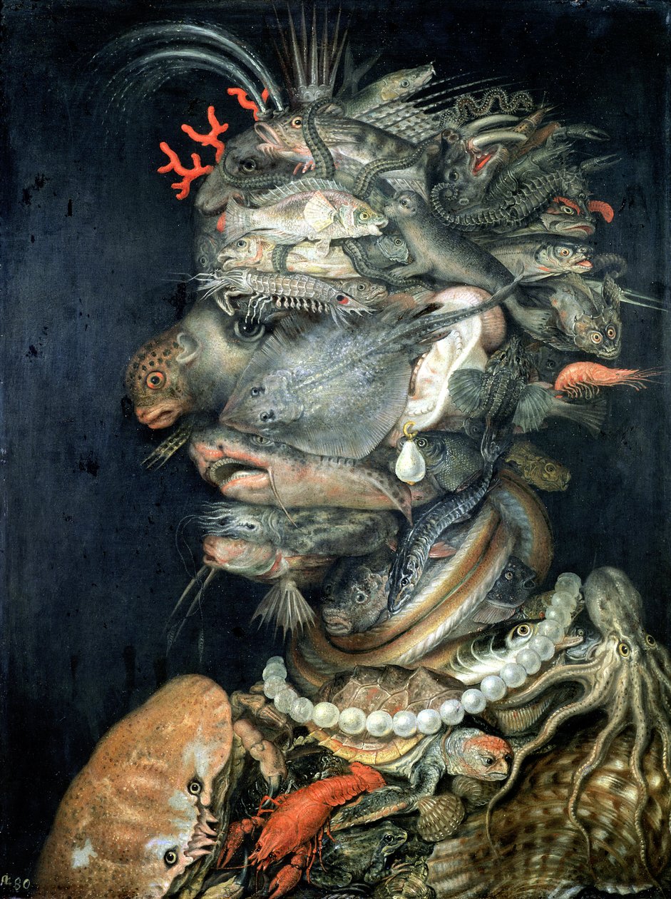 Víz, alkotó: Giuseppe Arcimboldo