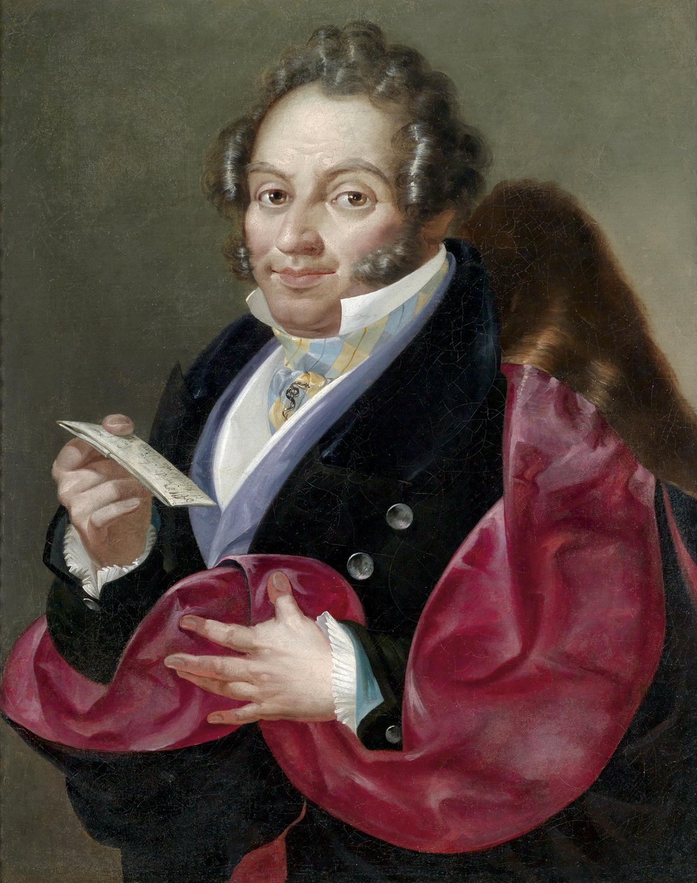 Egy úriember portréja alkotó: Giuseppe Bernardino Bison