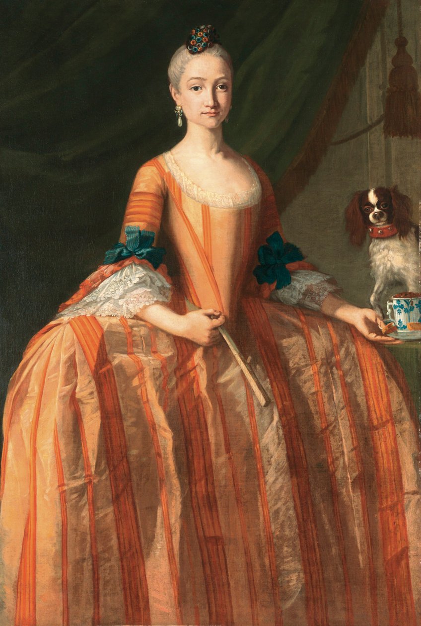 A spanyol Infanta Maria Josefa portréja (1744-1801) alkotó: Giuseppe Bonito