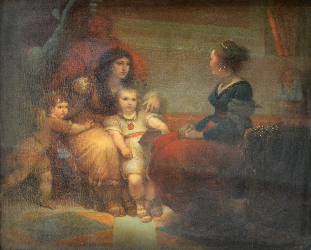Cornélie, a Gracchi anyja alkotó: Giuseppe Cades