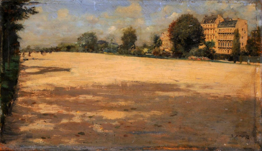 Bois de Boulogne sugárút alkotó: Giuseppe de Nittis