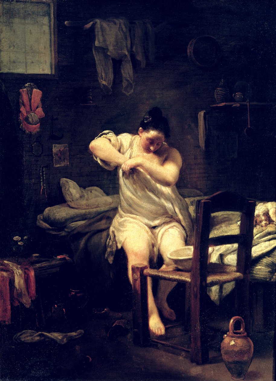A bolha, 1710-30 (olaj, réz) alkotó: Giuseppe Maria Crespi