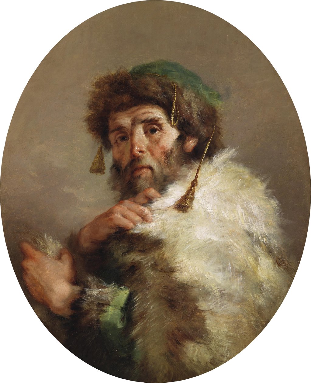 A tél allegóriája alkotó: Giuseppe Nogari