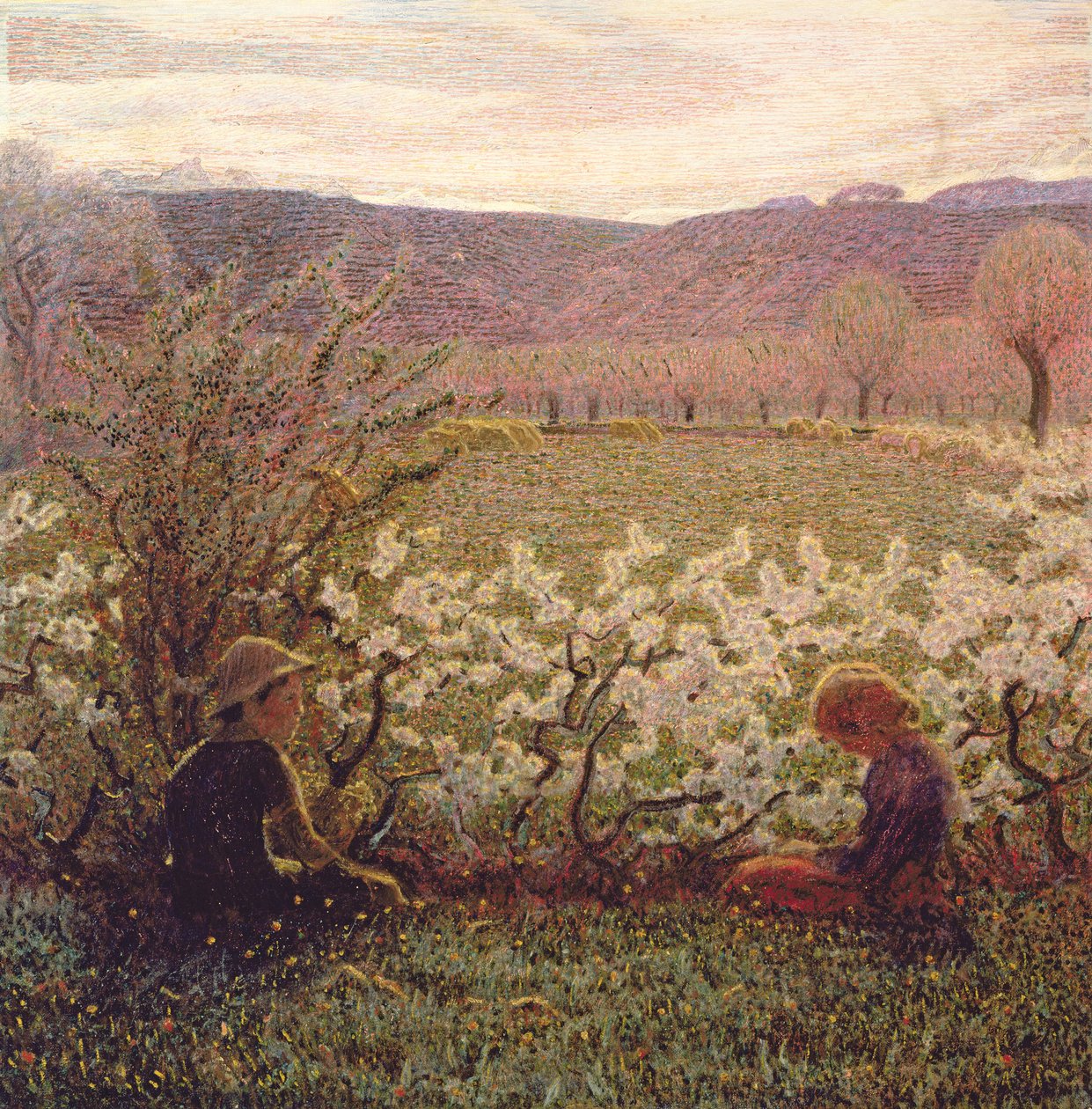 Virágzó rét alkotó: Giuseppe Pellizza da Volpedo