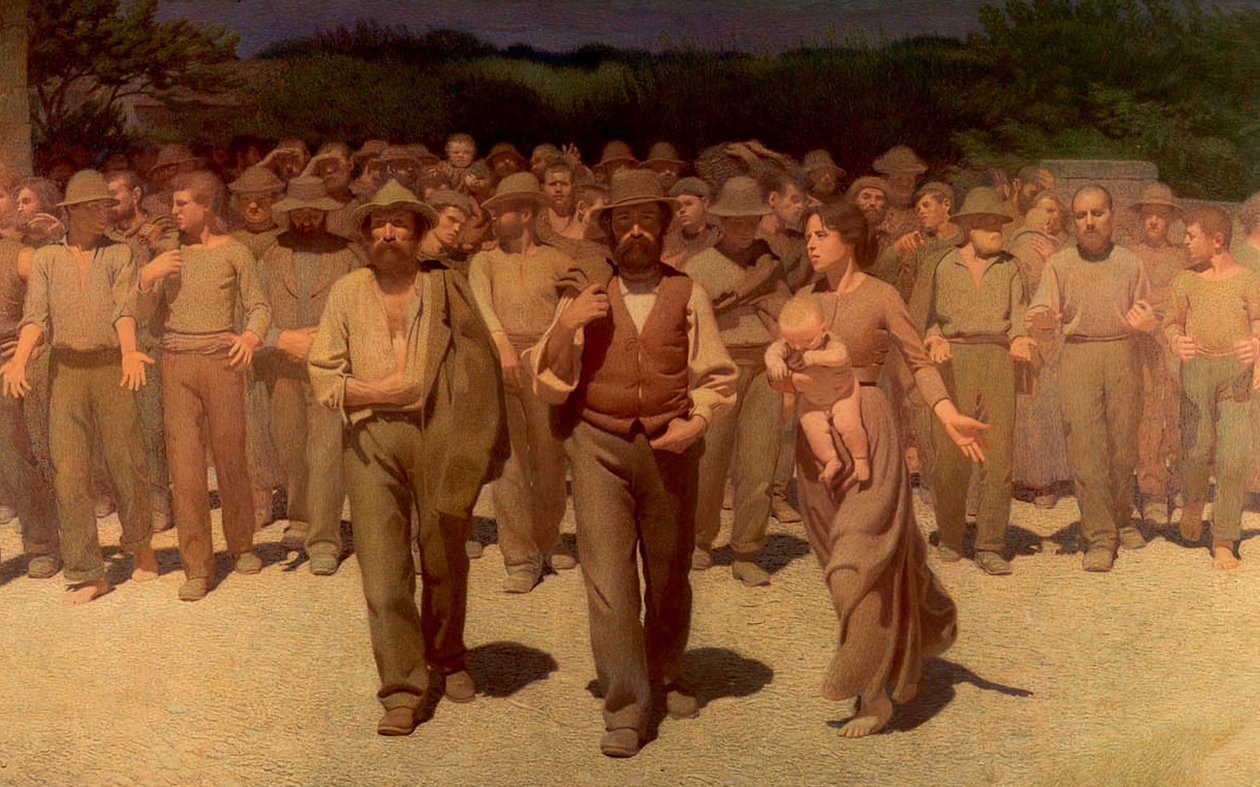 A negyedik birtok alkotó: Giuseppe Pellizza da Volpedo