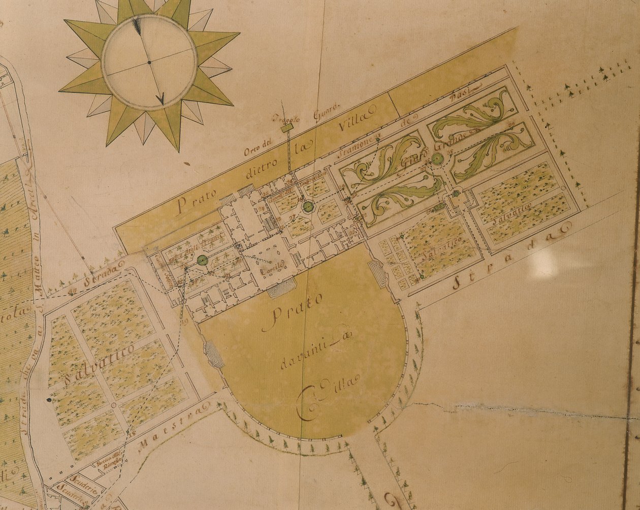 A Villa del Poggio Imperiale terve alkotó: Giuseppe Ruggieri