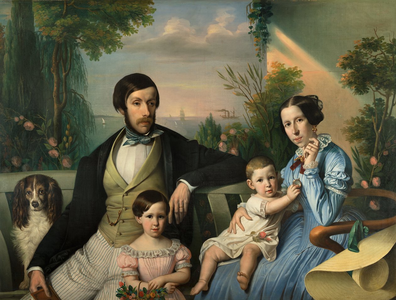 Pietro Stanislao Parisi családjával alkotó: Giuseppe Tominz