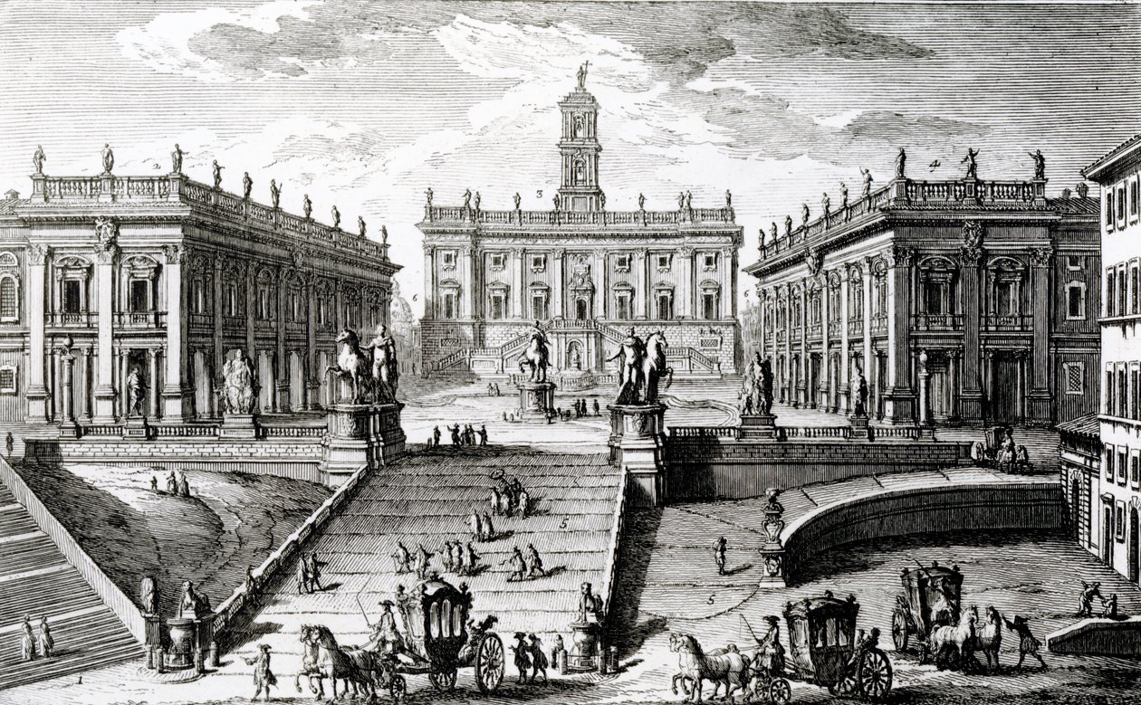 Piazza del Campidoglio alkotó: Giuseppe Vasi