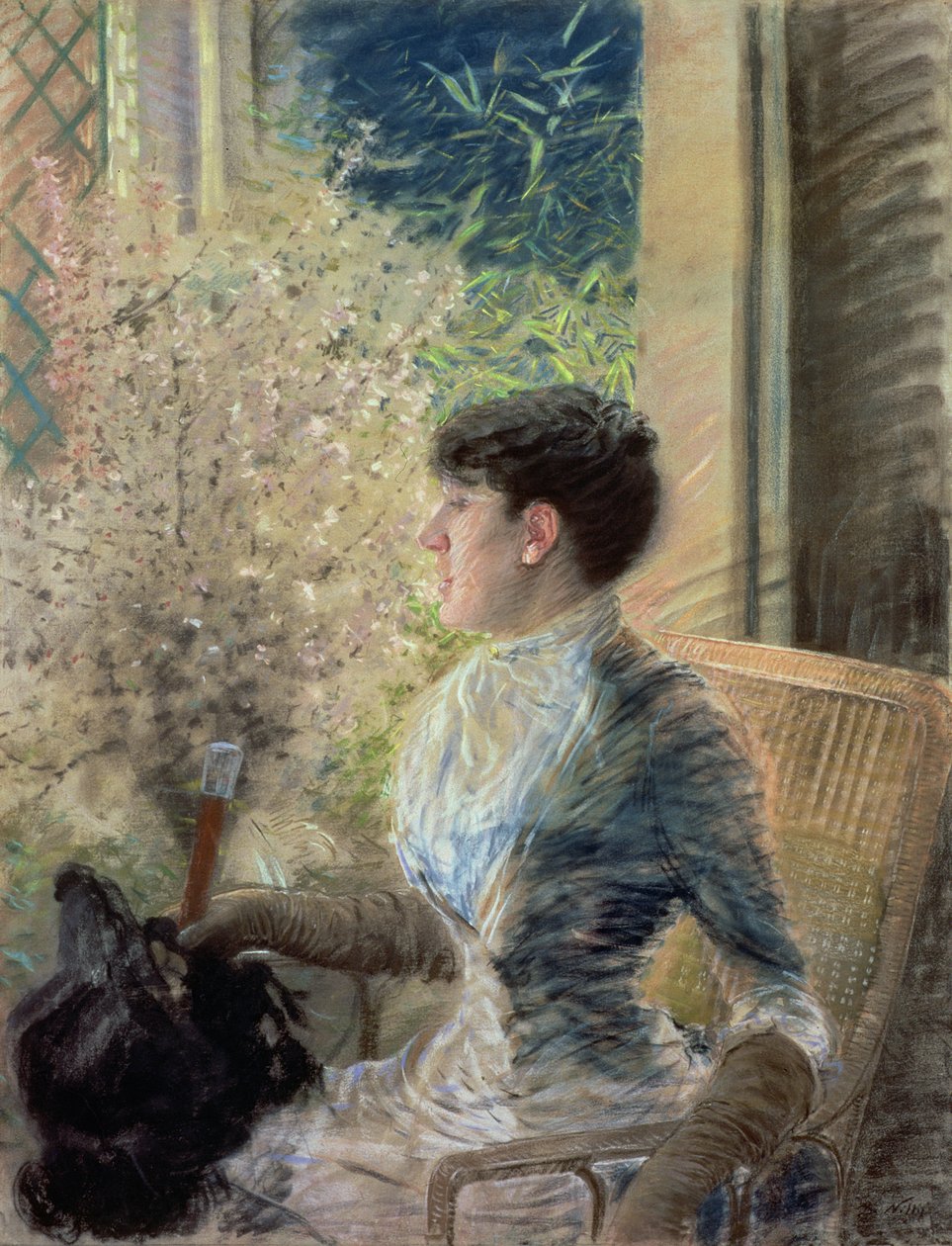 Bow Window, 1883 alkotó: Giuseppe de Nittis