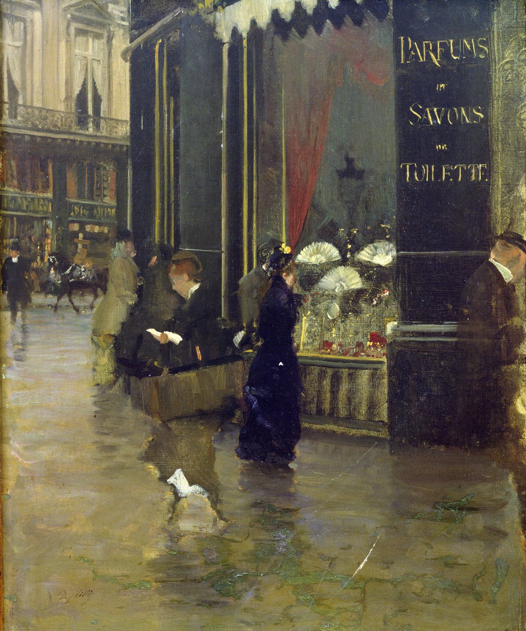 La Parfumerie Viollet, Boulevard des Capucines alkotó: Giuseppe de Nittis