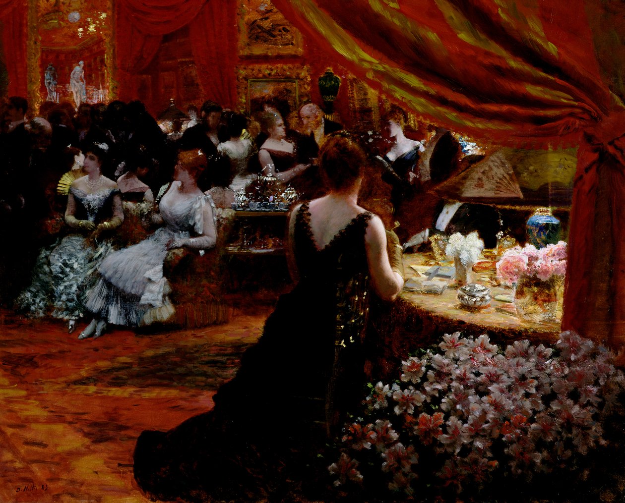 Mathilde hercegnő szalonja (1820-1904) 1883 alkotó: Giuseppe de Nittis