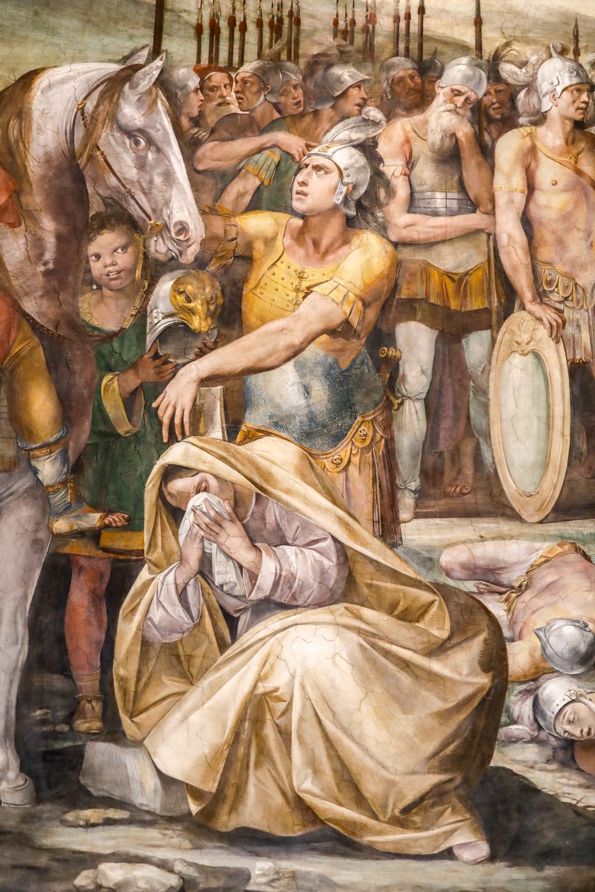 Csata Horatii és Curiatii között (részlet) alkotó: Giuseppe (1568 1640) Cesari