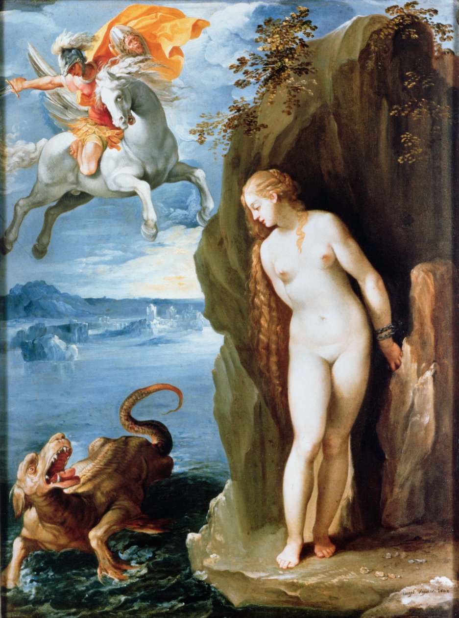 Perseus megmenti Andromédát alkotó: Giuseppe Cesari