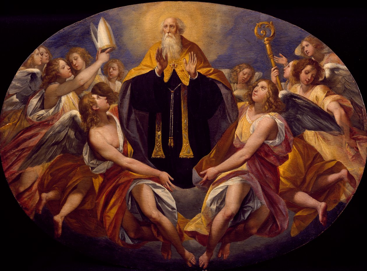 Szent Benedek dicsőségben, Giuseppe Cesari (1568-1640) alkotó: Giuseppe Cesari