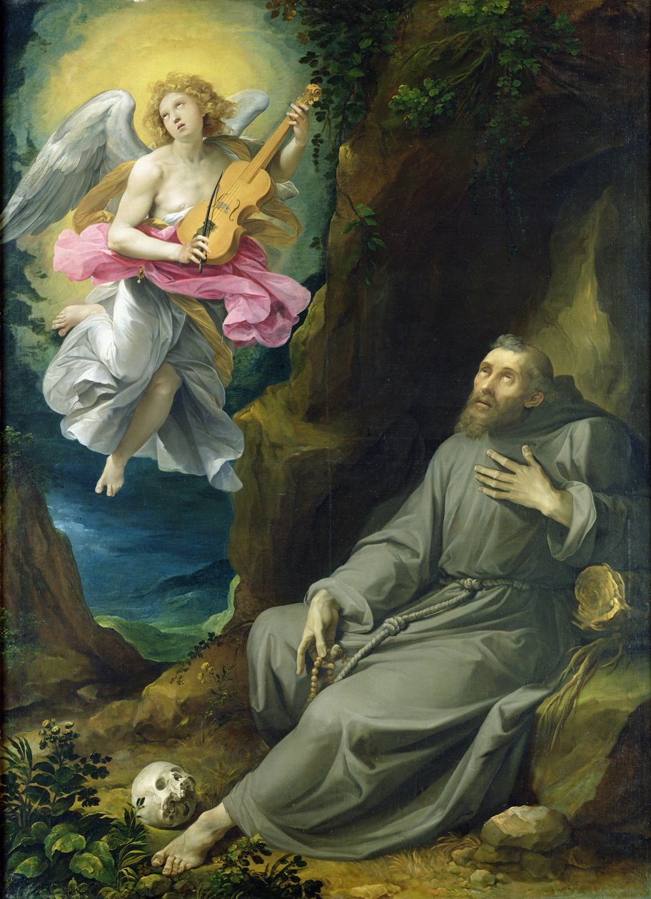 Assisi Szent Ferenc extázisa, 1593 körül (olaj, vászon) alkotó: Giuseppe Cesari