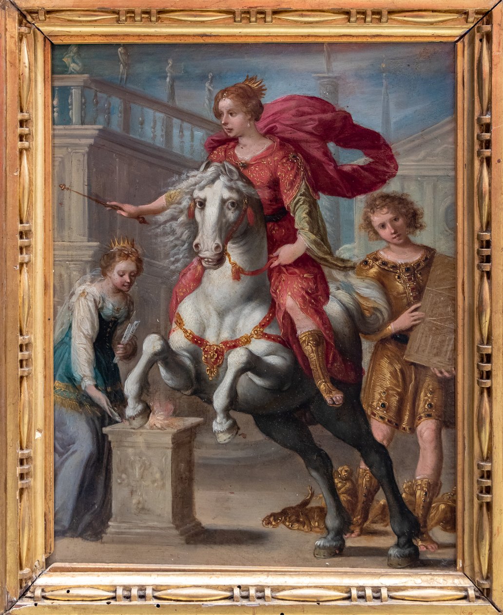 Munificence (vagy vallás) alkotó: follower of Giuseppe Cesari