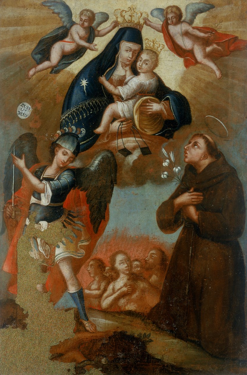 Konstantinápolyi Madonna és a szentek alkotó: Giuseppe (attr.to) Grimaldi