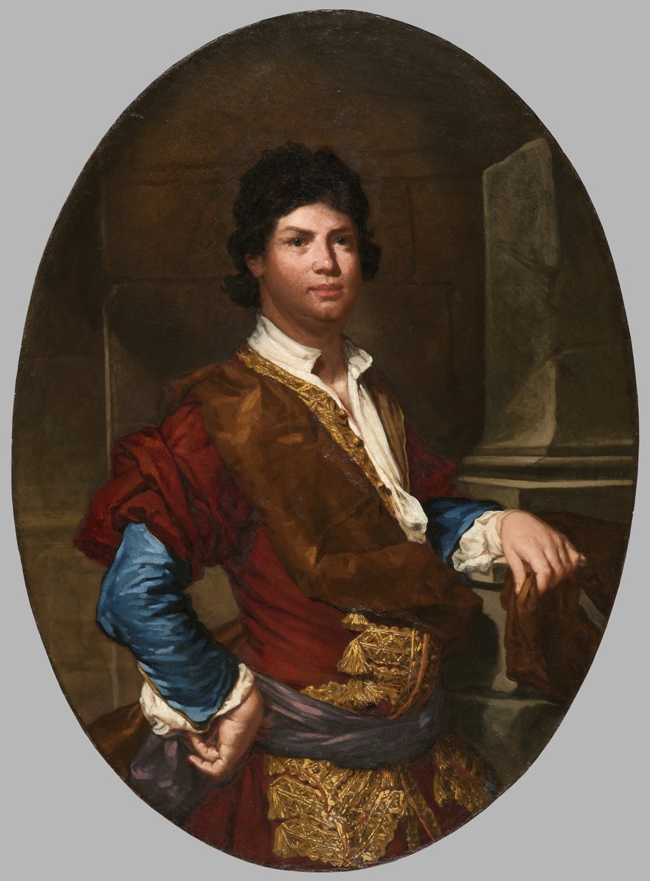 Egy fiatalember portréja úriemberként, 1720-1730 körül alkotó: Giuseppe 1655 1743 Ghislandi