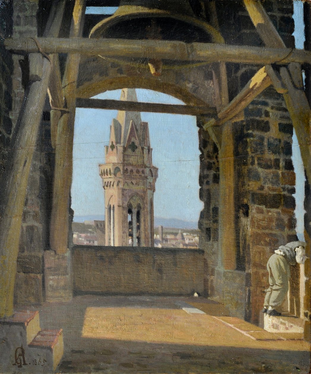 Palazzo del Podestà torony alkotó: Giuseppe Abbati