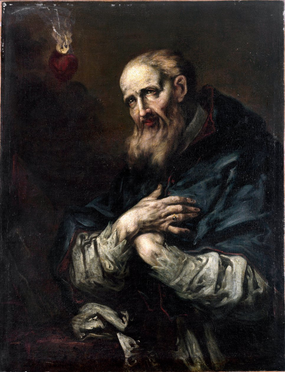 Saint Francois-de-Sales (Saint Francois de Sales) (1567-1622), Eveque de Geneve festmény Giuseppe Antonio Pianca (1703-1757) 18. századi génjei, Galleria di Palazzo Bianco alkotó: Giuseppe Antonio Pianca