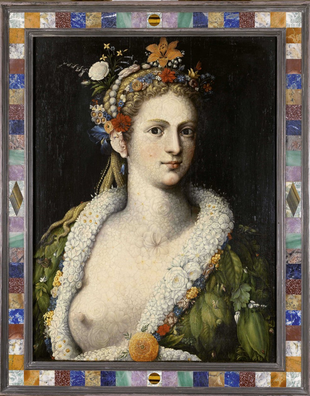 Flora, a parázna, 1590 körül alkotó: Giuseppe Arcimboldo