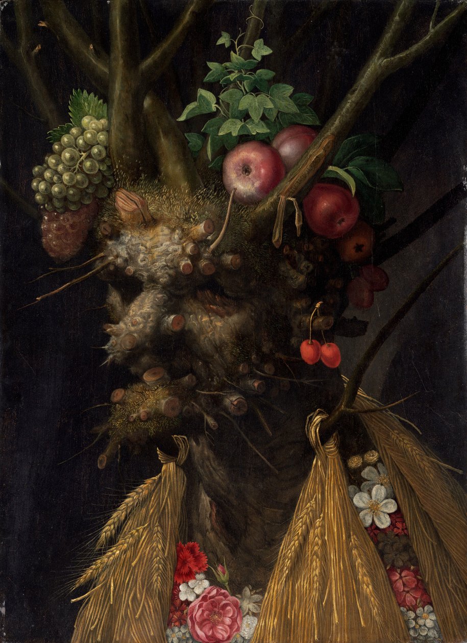 Négy évszak egy fejben alkotó: Giuseppe Arcimboldo