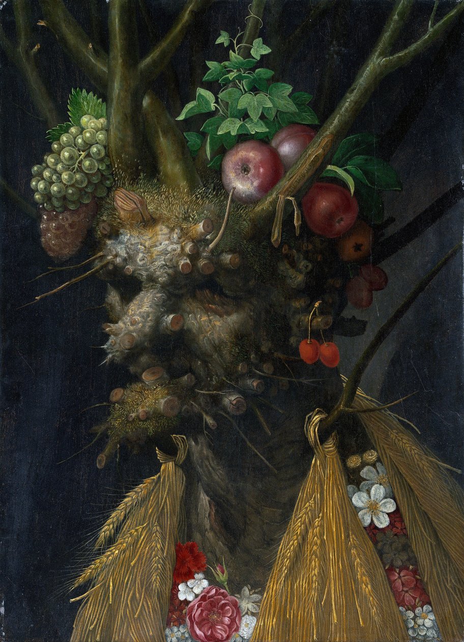 Négy évszak egy fejben alkotó: Giuseppe Arcimboldo