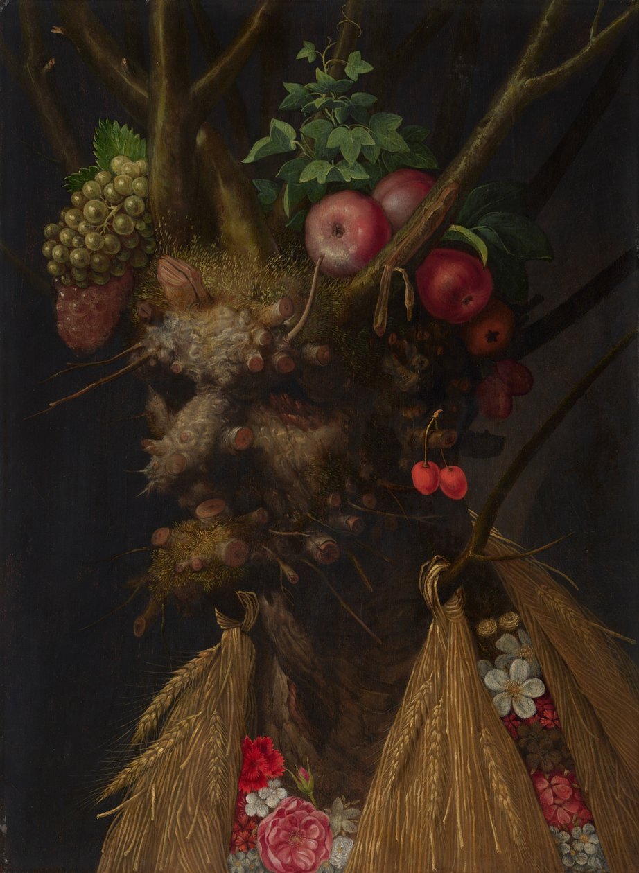 Négy évszak egy fejben alkotó: Giuseppe Arcimboldo