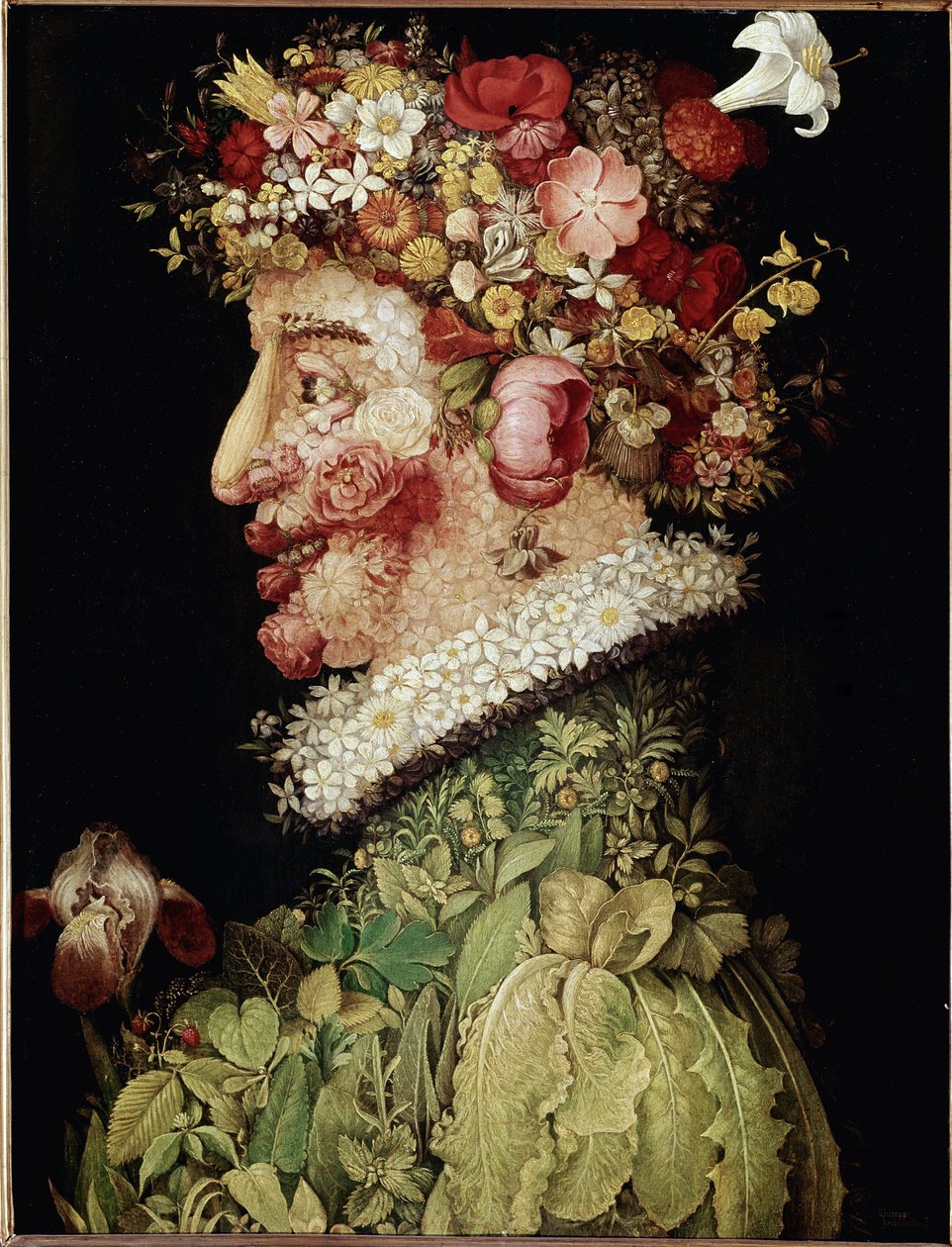 Giuseppe Arcimboldo (1527-1593) tavaszi festménye. 1589. Madrid. San Fernando Királyi Képzőművészeti Akadémia, Madrid alkotó: Giuseppe Arcimboldo