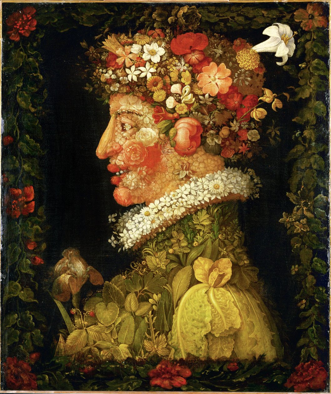 Tavasz, allegória ... alkotó: Giuseppe Arcimboldo