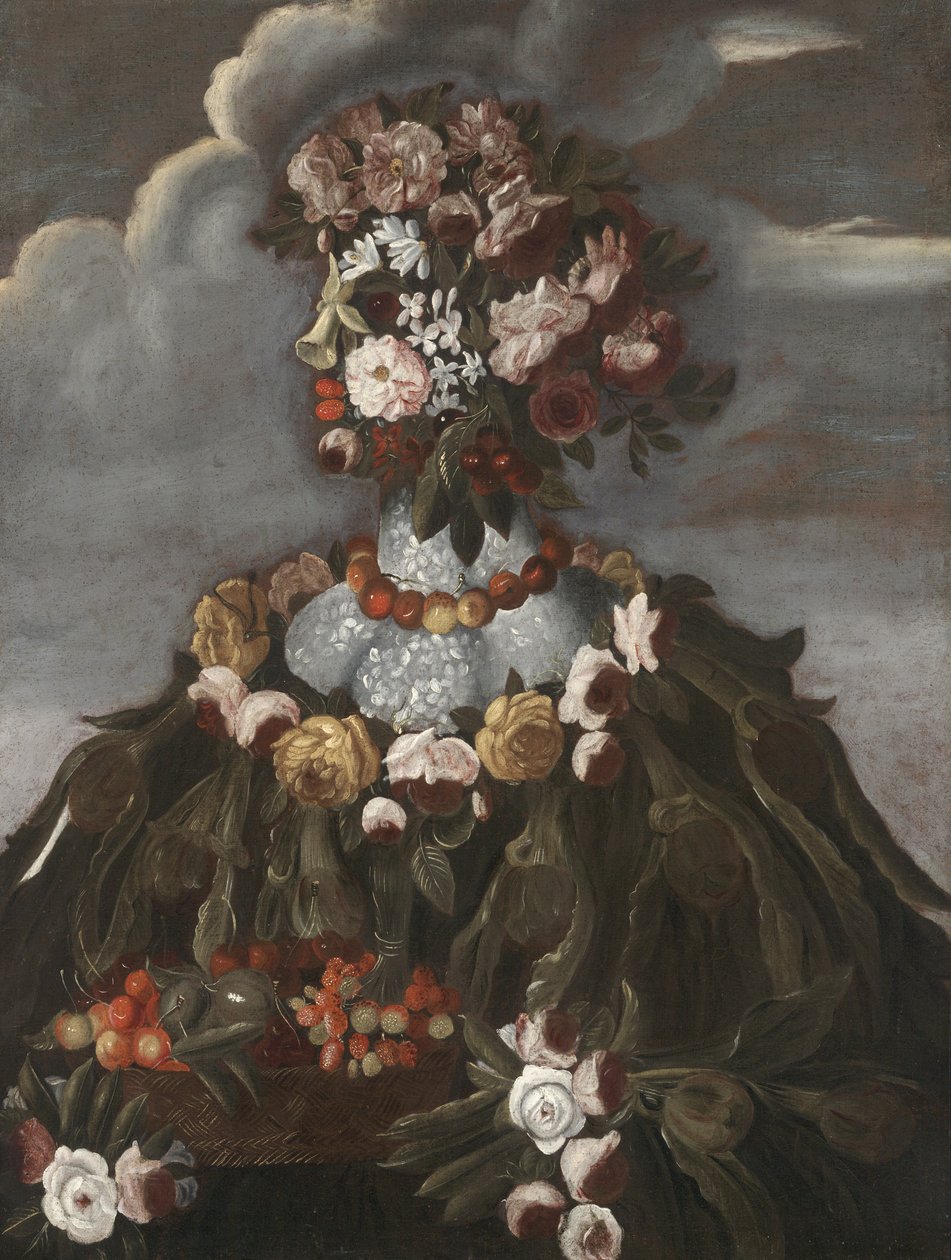 Tavasz, 1580-1600 körül alkotó: Giuseppe Arcimboldo