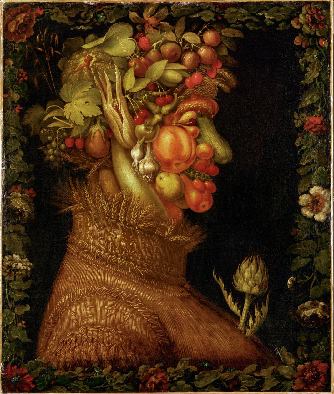 Nyár, allegória ... alkotó: Giuseppe Arcimboldo
