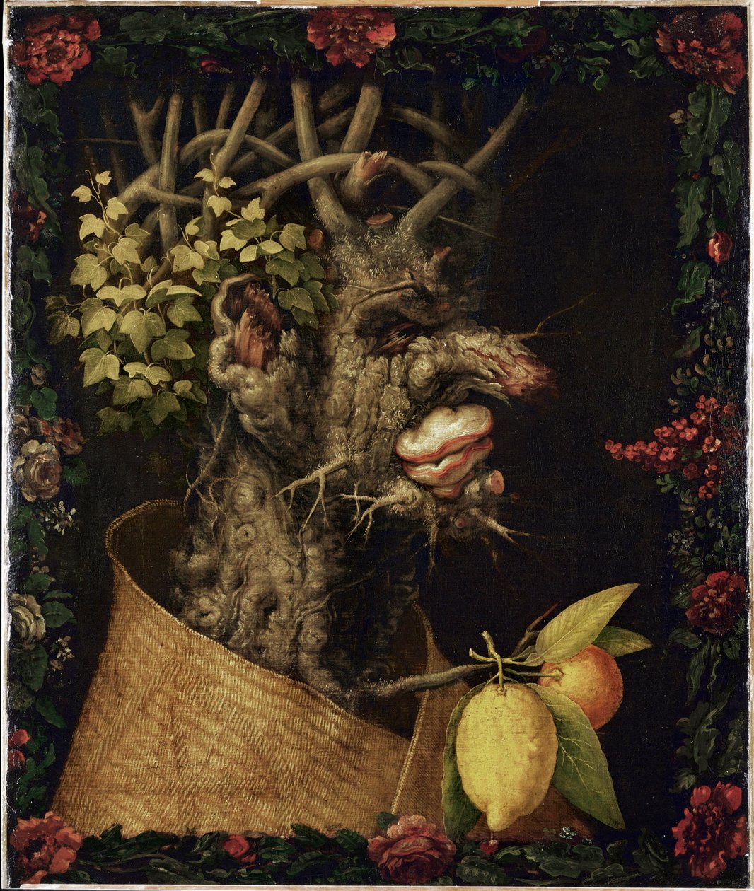 Tél, allegória ... alkotó: Giuseppe Arcimboldo