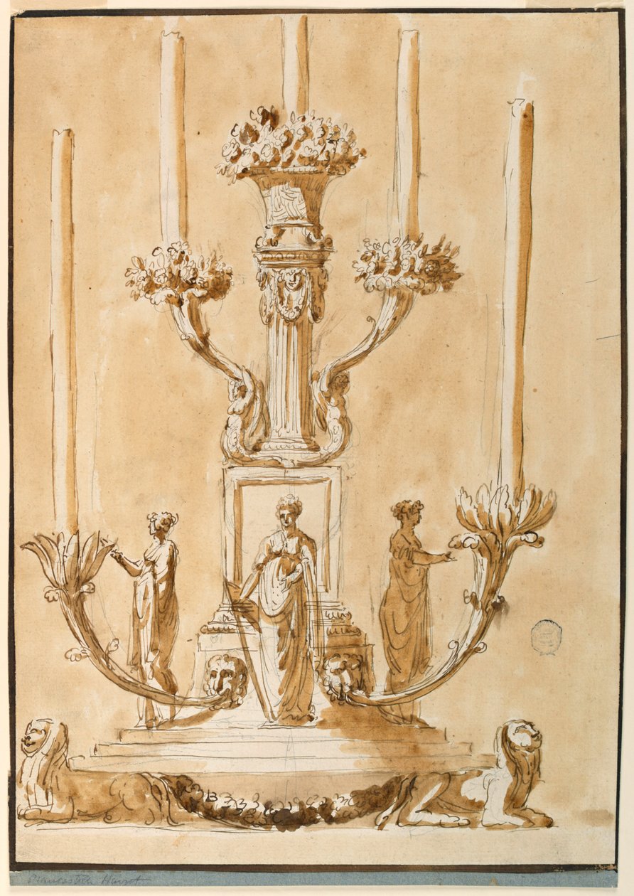 Gyertyatartó alkotó: Giuseppe Barberi